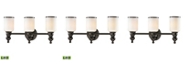 Macy's Bristol Collection 3 light bath in Oil Rubbed Bronze - LED, 800 Lumens (2400 Lumens Total) with Full Scale Dimming Range